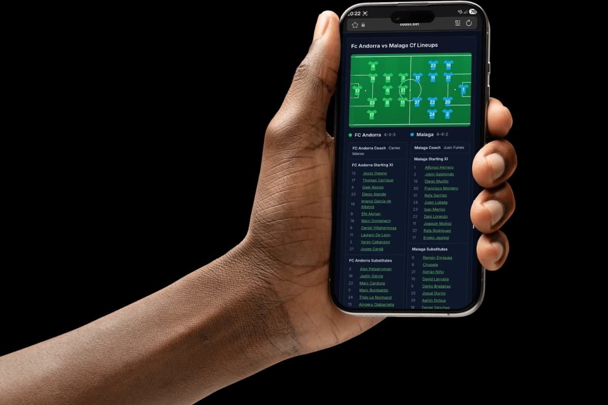 OddsX player lineups